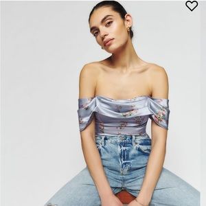 Reformation Lux Silk Top
